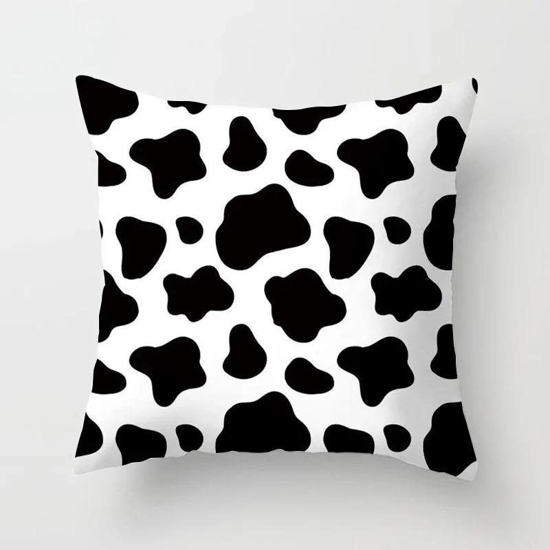 Black line decorative pillowcase living room office ornaments home decoration cushion cover with zipper