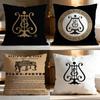 Hot S-SSteinway & Sons Cushion Cover Soft Washable Pillow Case Multi-Scene for Couch Bed Travel Office Use