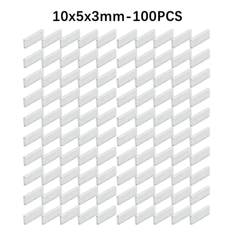 10x5x3 15x5x3 20x10x3mm 200PCS Block Rectangular Neodymium Magnets  Strip Magnet Strong