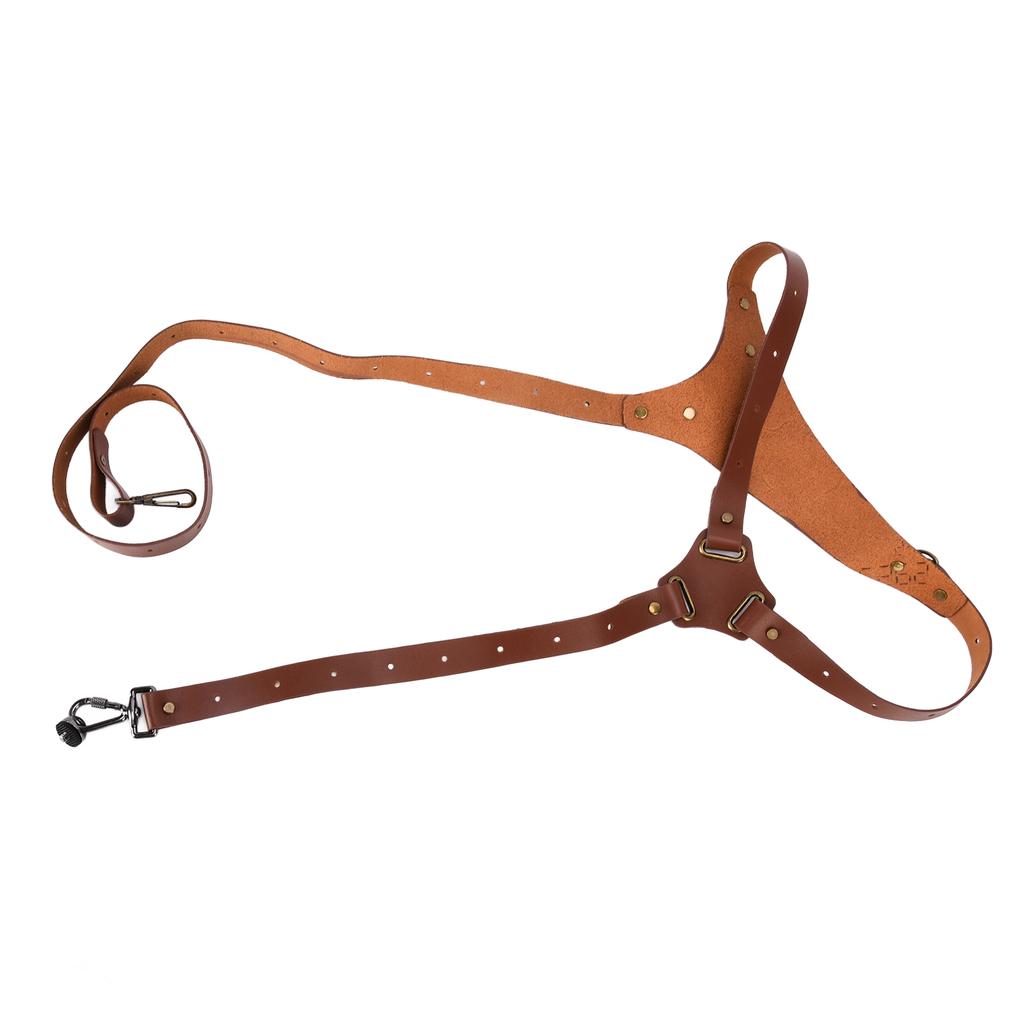 Leather Cameras Straps Single Shoulder Leather Harness Multi Camera Gear for PhotographersRight Shoulder