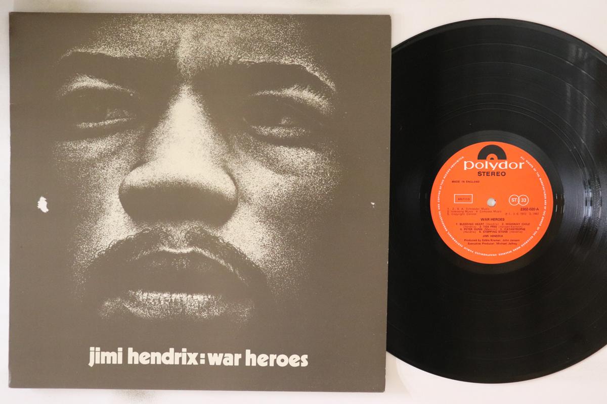 

LP Record JIMI HENDRIX - War Heroes 2302020 Polydor 1972 UK Rock Used