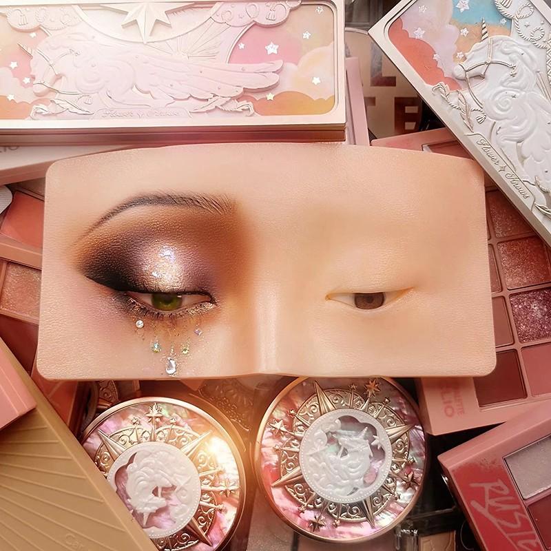 Makeup Practice Mask Board Reusable Eye Makeup Model Eye Makeup Practice Palette For Training Supplies