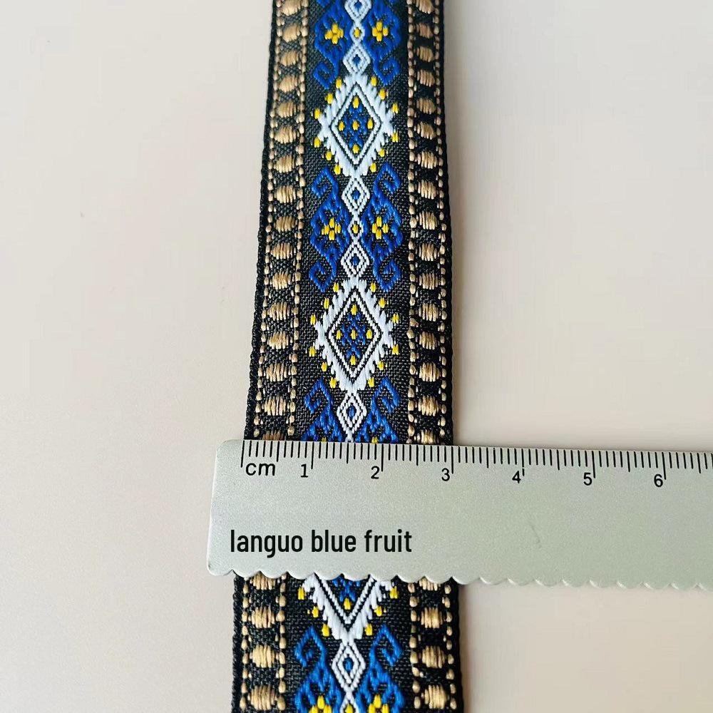 Ethnic Lace Jacquard Webbing for Home Accessories, 3CM Wide, SH-9813