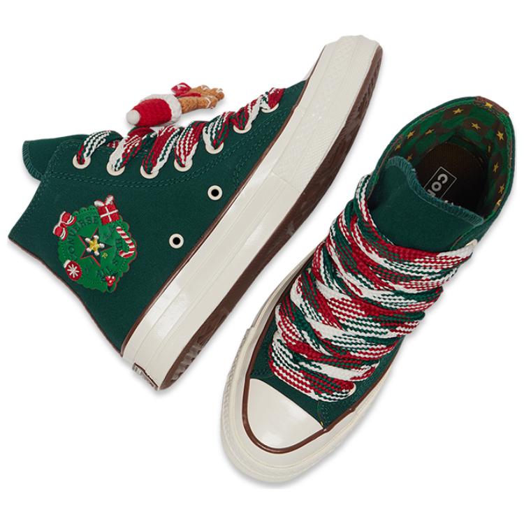 Chuck 70 Converse High 'X-Mas Lebkuchen & Stricksocke - Mitternachts-Klee' Damen A12455C
