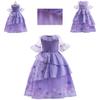 Encanto Isabela Kids Deluxe Puffy Yarn Princess Costume Perfect For Halloween Carnivals And Fancy Dress Parties!