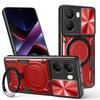 For Poco X7 Pro 5G Case Slide Lens Shockproof Back Cover for Poko Little X7 X7 Pro X7pro Pocox7pro Car Magnetic Ring Stand Funda