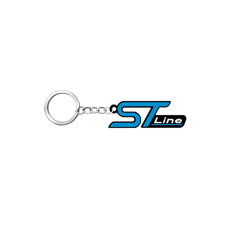 DRZG2 Car Accessories Metal Grille Emblem Rear Trunk Body Badge Sticker For Ford ST LINE Focus Fiesta Ecosport Kuga Mondeo Everest
