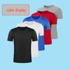 Men's Versatile Quick-Dry Mesh Sports T-Shirt - Round Neck, Short Sleeve, Breathable Casual Top