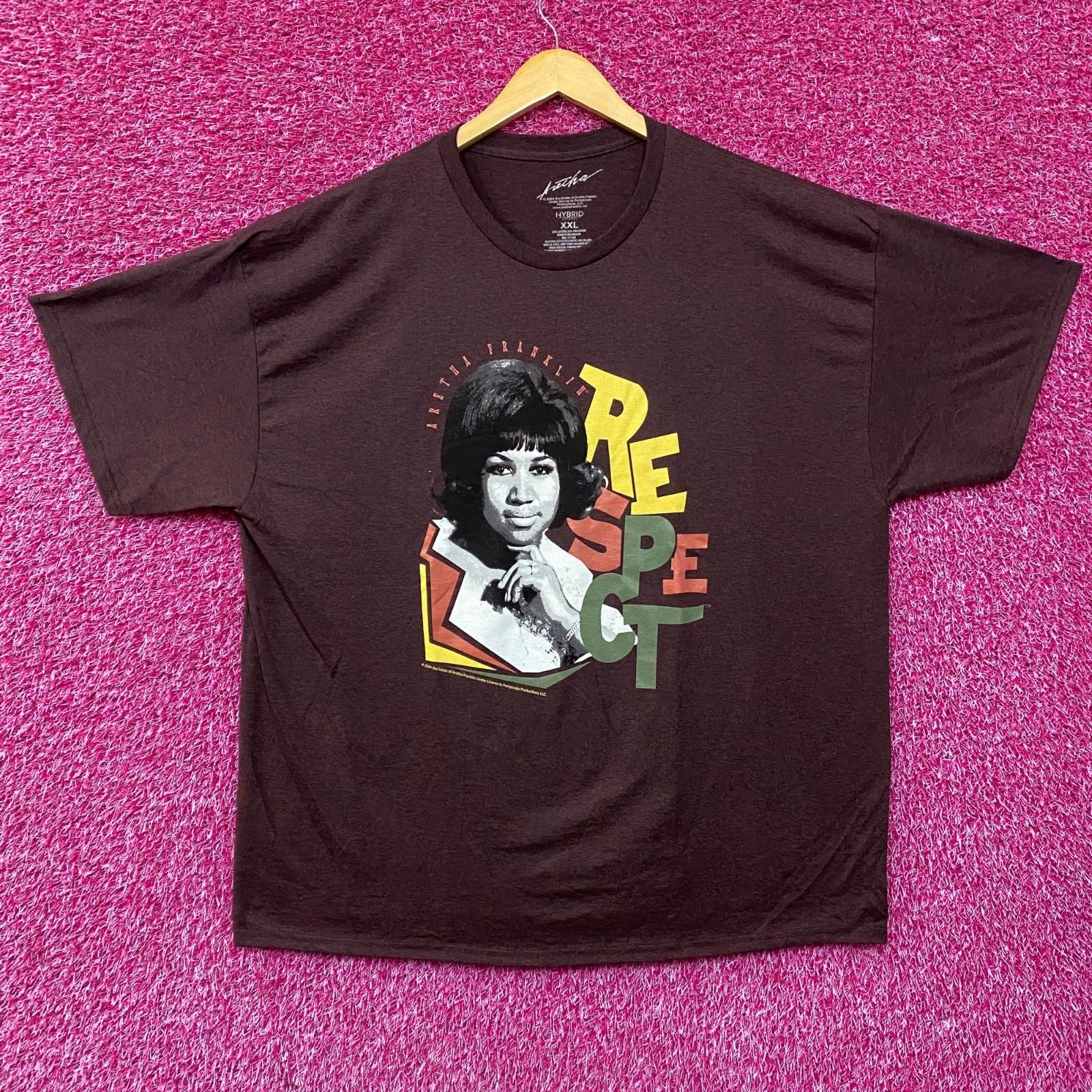 

Aretha Frankling Queen Of Soul Respect T-Shirt 2XL XXL