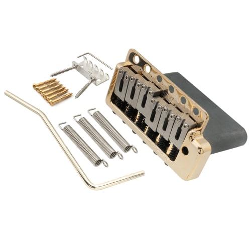 

Wilkinson WVPC-SB 10.8mm Guitar Tremolo Bridge, 6-Point, Imported from Japan for Stratocaster Electric Guitars, Gold