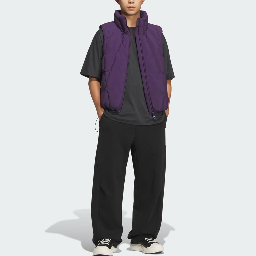 Adidas FOS Future Style Solid Color Reflective Logo Warm Sports Casual 600 Fill Down Vest Men Vests KH1481