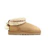 UGG CLASSIC ULTRA MINI Sheepskin Thermal Ankle Length Snow Boots Women's Chestnut Brown 1116109-CHE(Team401-)