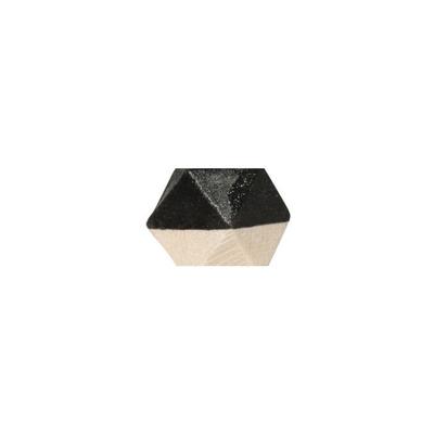 Perles en bois Diamant, 4pces1,5cm, 8pces1cm, 12pces, noir