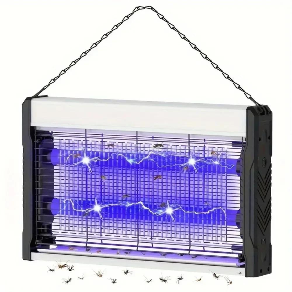 Commercial Mosquito Killer Lamp, Silent Wall Mounted Insect Trap for Hotel Bedroom Restaurant Garden Farm