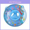 Kids Pvc Cartoon Unicorn Swim Diaper Ring Upgraded With Pocket