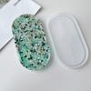 Ovales Tablett Silikonform Sechseckiger Untersetzer Epoxidharzform für DIY Schmuck Teller Aufbewahrungshalter Harzform Handwerk Heimdekoration