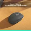 Logitech Wireless Mouse M196GR Bluetooth Mouse Lightweight 76g Wireless Compact Symmetrical Windows Mac Graphite M196