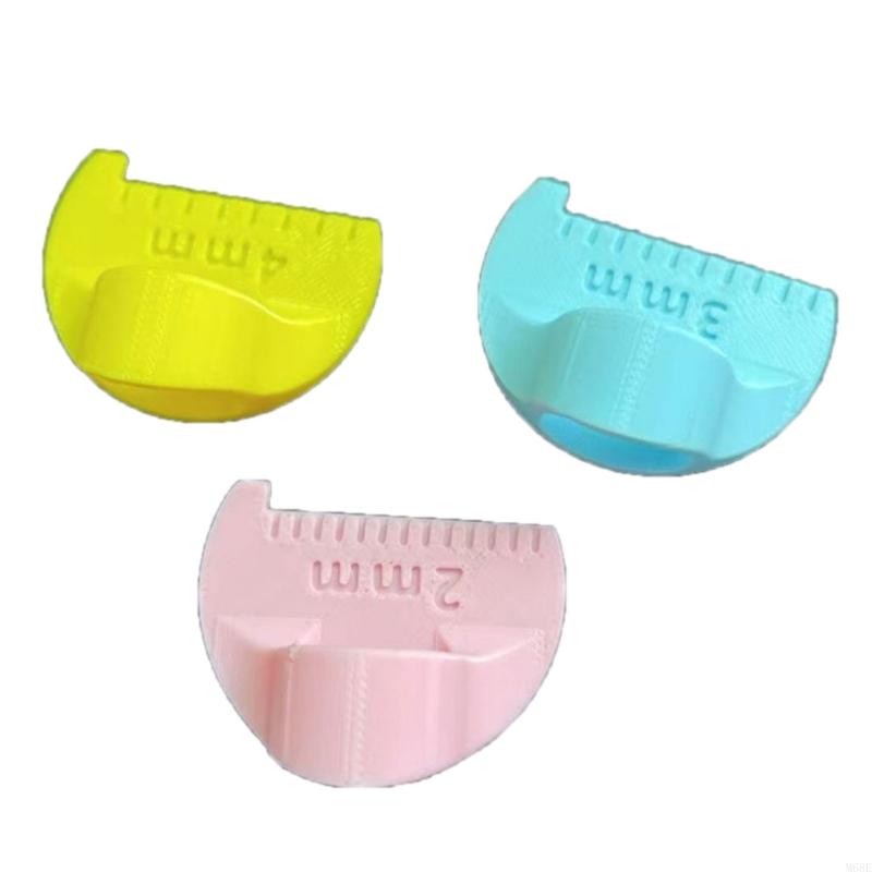 3Pcs Finger Quilting Ruler Patchwork Stitching Measuring Tool Professional Quilting Tool for Stitching Sewing Craft M68E