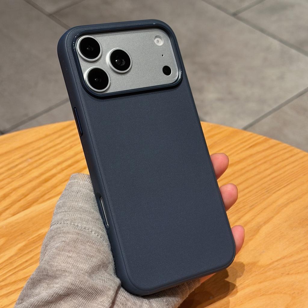 Original Tech Fabric Soft Silicone TPU Phone Case For iPhone 18 17 16 15 14 13 12 11 18 Pro Max Matte Anti-Slip Shockproof Cover