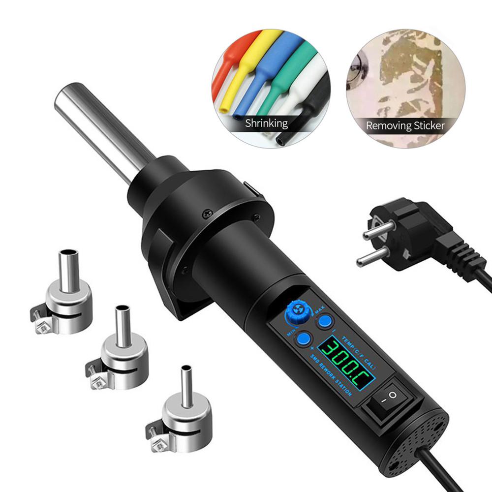 Handheld Micro Hot Air Gun Portable Digital Display Solder Station 220V Heat Gun Electronic Welding Repair Tool