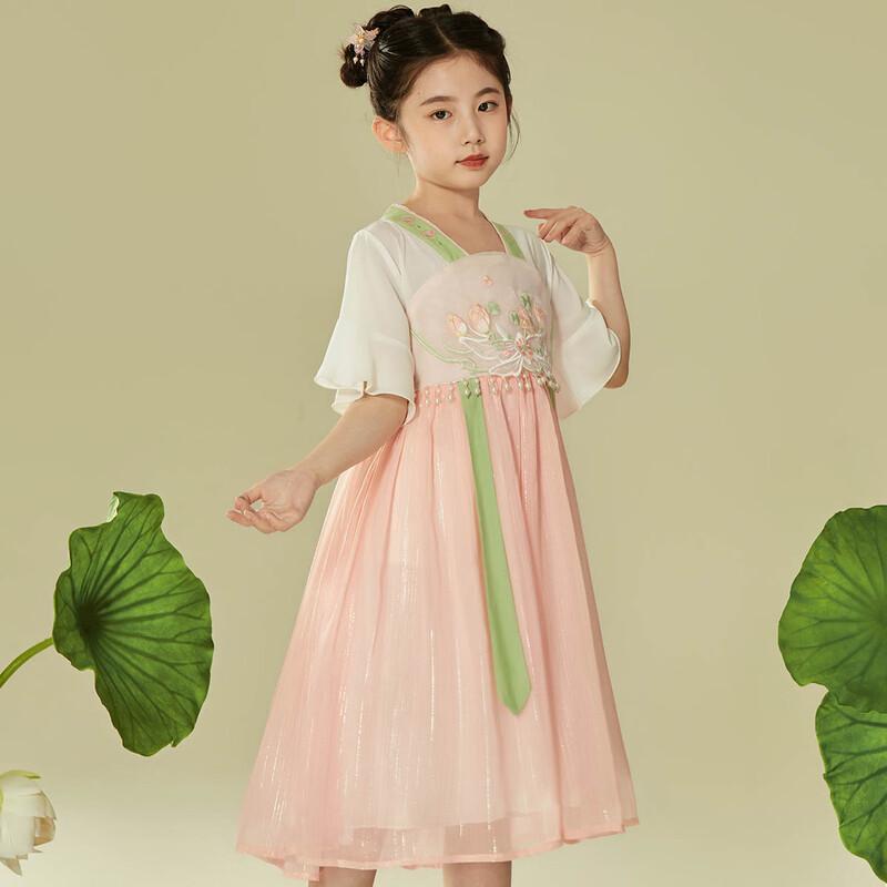 Xiao Hu Pati Girls' Summer Hanfu Dress