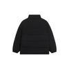 Li Ning Down Jackets Men's Black Stand Collar Moderate Quilted Down Jacket AYMS111-3