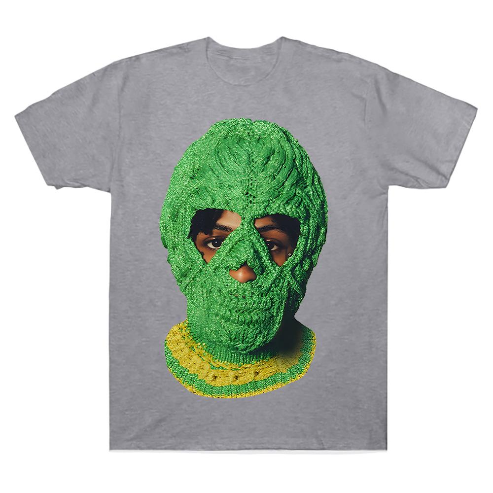 YoungBoy Never Broke Again Mask Boxy Tee Men Fashion T-shirt Hip Hop Tops Tee Women Tshirt Summer Cotton Tee