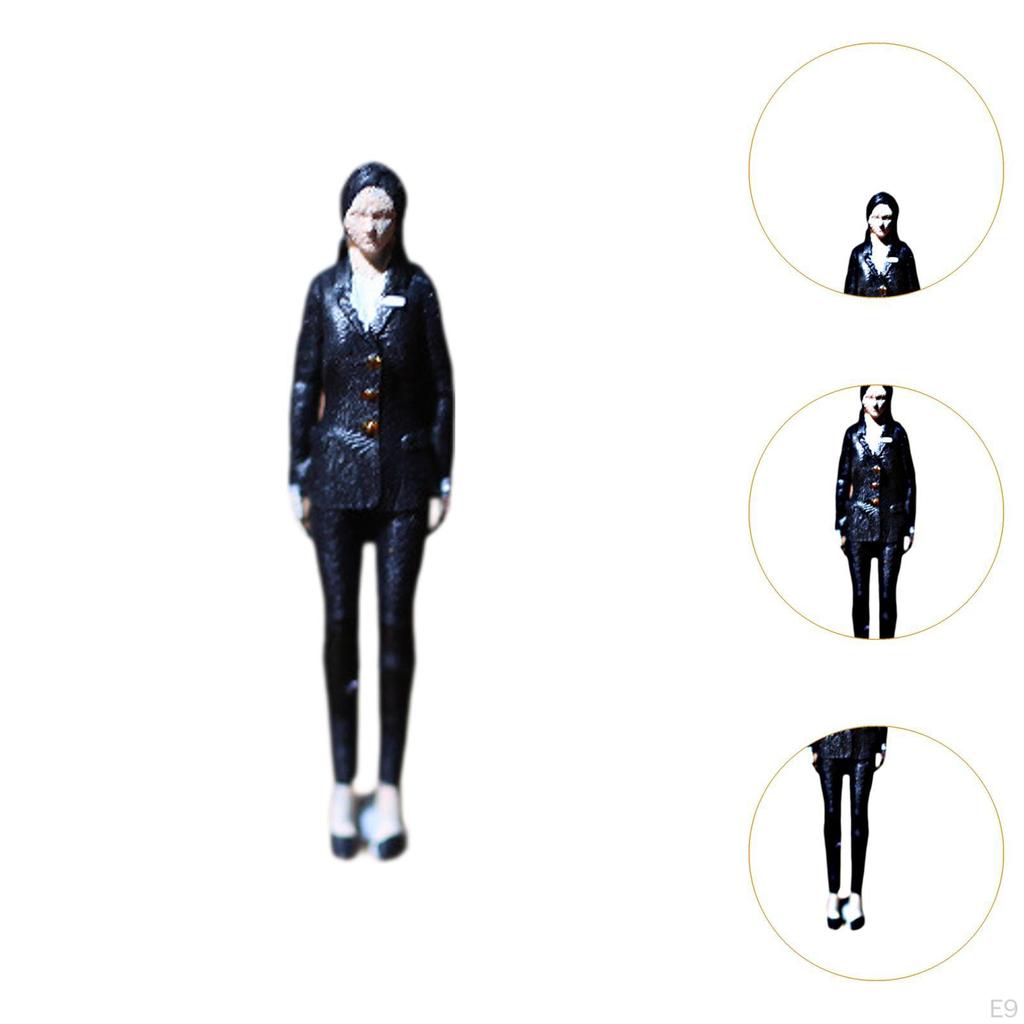 1/64 Scale Miniature Figure Diorama Accessory Women Model for Decoration