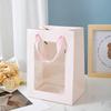 Transparent Window Tote Bag for Flowers & Dolls – Perfect for Qixi Festival & Mother's Day Gifts