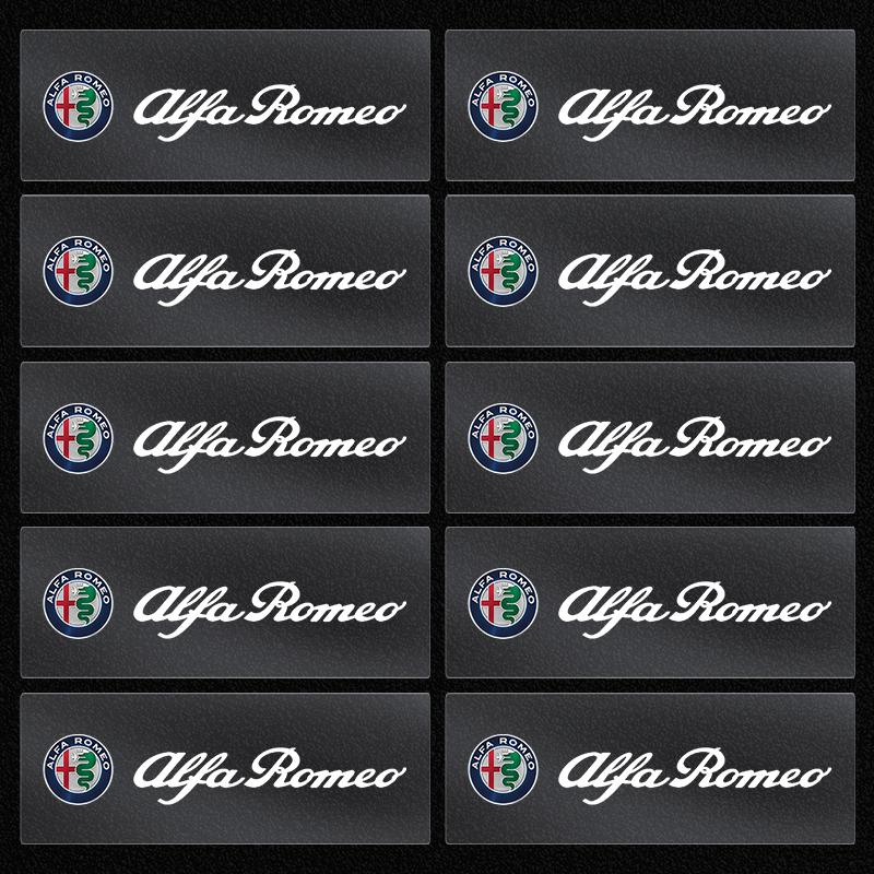 New Car Styling 3D Metal Car Interior Dekoration Stickers Badges Car Accessories For Alfa Romeo 308