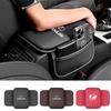 Leather Car Emblem Armrest Pad Storage Box Elbow Support Mat For Lexus F SPORT IS250 IS200 CT200h GS300 LS430 RX450h LX570 IS300
