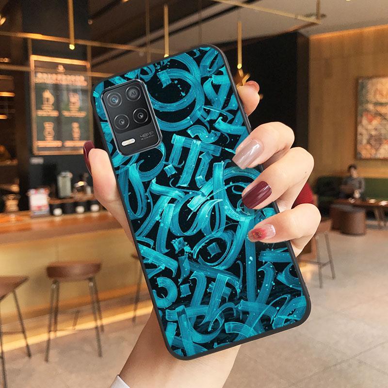 Pokras Lampas Graffiti Case for OPPO Realme GT 2 Pro X2 Pro XT C25S 8 7 6 Pro 6i Realme GT Master C3 C21 C21Y C11 X3 SuperZoom