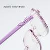 Reading Glasses For Women Resin Lens Anti Blue Light UV Protection PC Frame Fashionable Multi Functional Eyewear