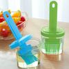 Oil Brush Dispenser 2-in-1 High-Temperature Resistant Oil Pot with Brush Cooking Oil Applicator for Frying Baking BBQ And Air Fryer
