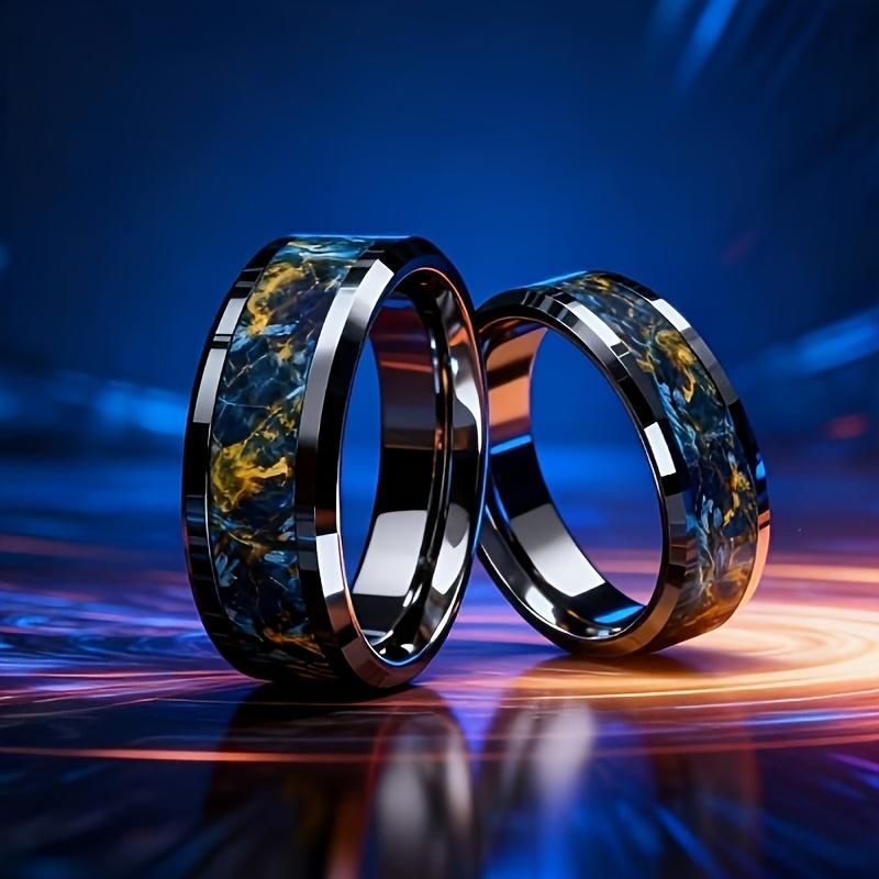 Men's Stainless-Steel Rings 2025 Trend Jewelry New In Ring Rings For Couples Girlfriend Gift Stainless Steel Rings