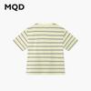 MQD Boy's Collegiate Street Style Striped Short-Sleeve T-shirt