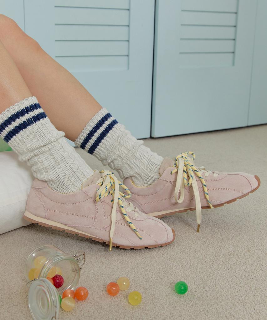 Victoria Shoes Aster Suede Sneakers (1159102-Nude)