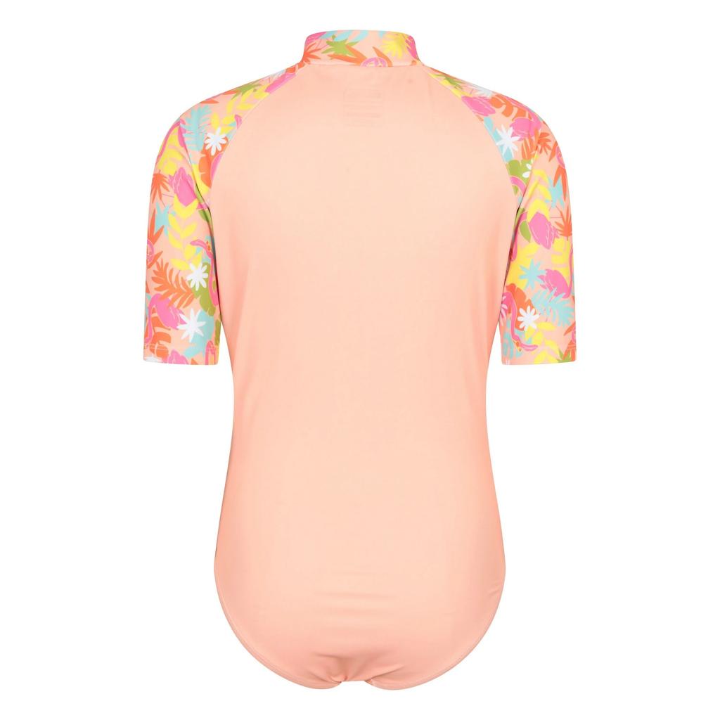 Mountain Warehouse Girls Mira Tropical Rash Guard Swimsuit