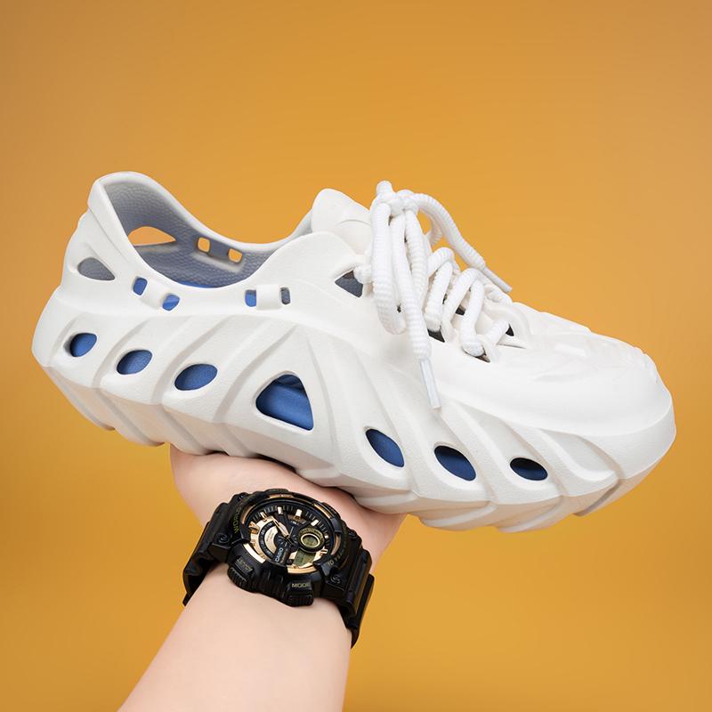Fashion Eva Men Sandals Outdoor Beach Shoes Summer Mens Slippers Anti Slip Hollow Casual Shoes Sneakers Comfortable Garden Shoes