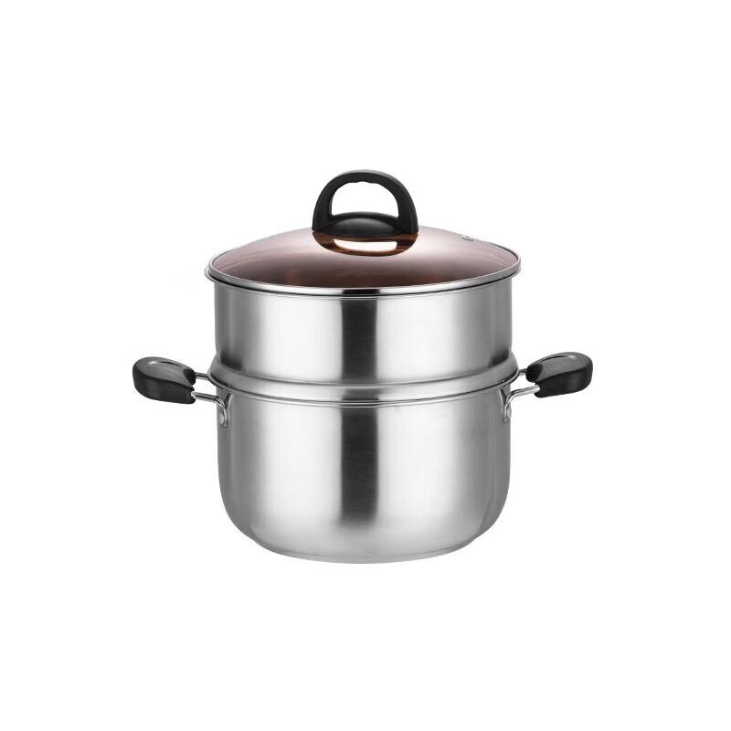 YiBo Dele 24cm Double Layer Stainless Steel Steamer
