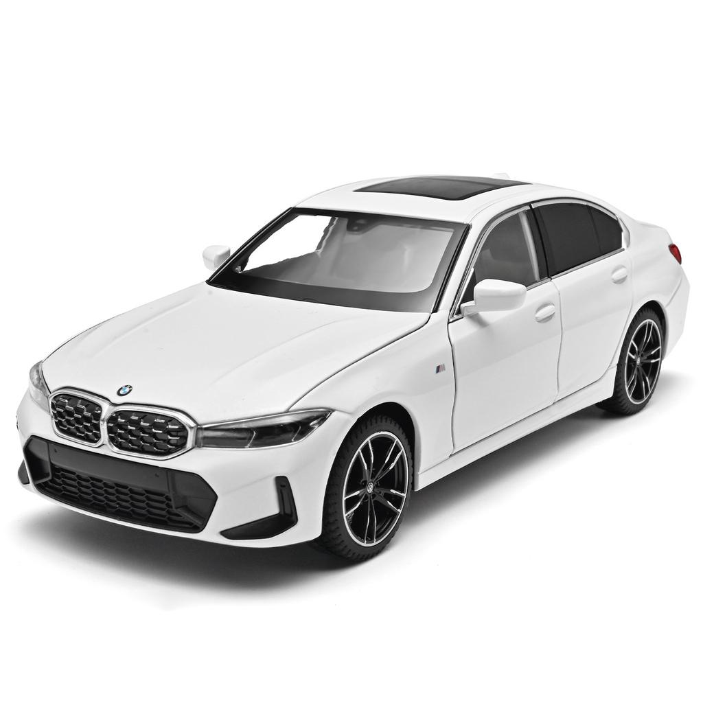 1:24 BMW 3 Series 325i 325LI M Coupe Alloy Car Model Diecast Metal Sports Vehicle Car Model Simulation Sound Light Kids Toy Gift