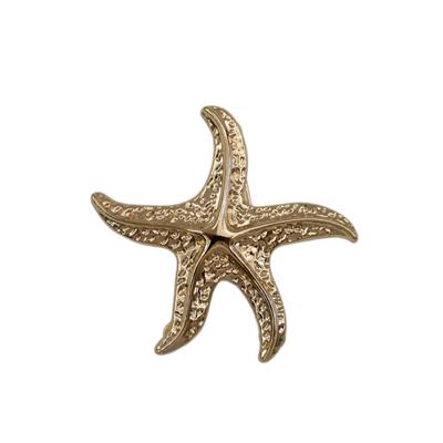 Galvanische Zeester Hanger - 54mm Retro Legering Oceaan Sieraden Accessoire