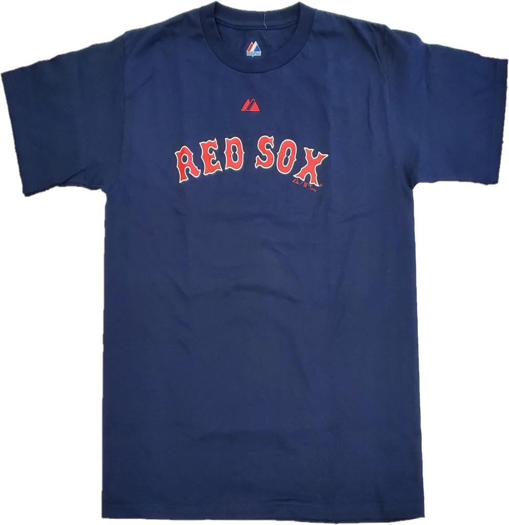 Boston Red Sox Youth Navy Basic Logo Short Sleeve T shirt