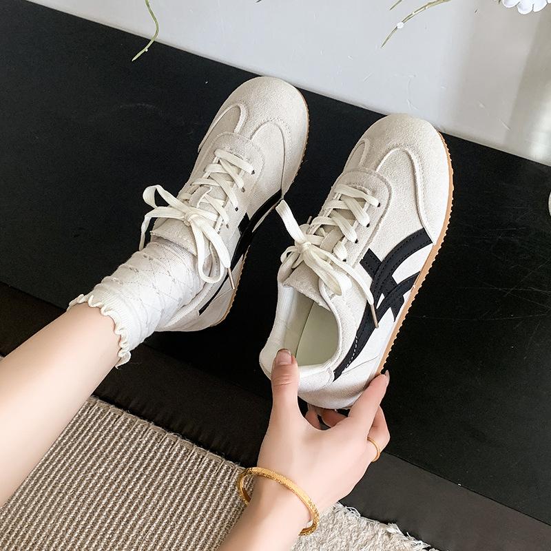 Forrest Gump shoes flat women's shoes 2025 German training shoes versatile new spring and summer retro feet small casual sports shoes
