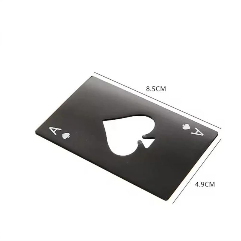 Paletta Acciaio Inossidabile Apribottiglie da Vinificatore Carte da Gioco Apribottiglie Carta di Credito Apribottiglie Birra