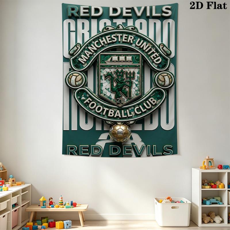 Manchester Crest Emblem Bedding 1 Duvet Cover 2 Pillowcase Without Core Soft And Comfortable Christmas Birthday Gift Bedding Set