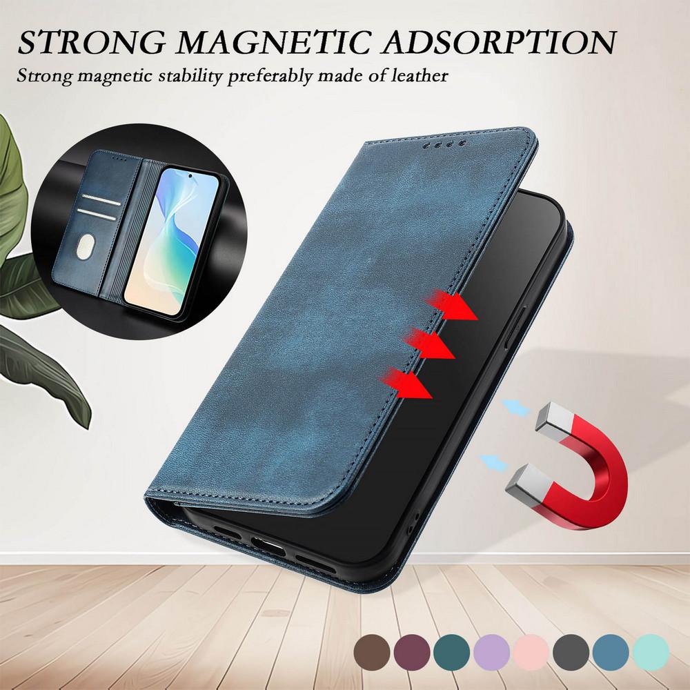 For Xiaomi Poco M7 Plus Magnetic Leather Wallet RFID Case for Poco F7 Ultra X7 M7 Pro Luxury Etui Mi Phone F7 F 7 X7 M7 Cover