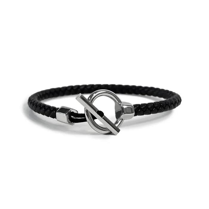 Chuvasco Hook Leather Bracelet CHL01 Black