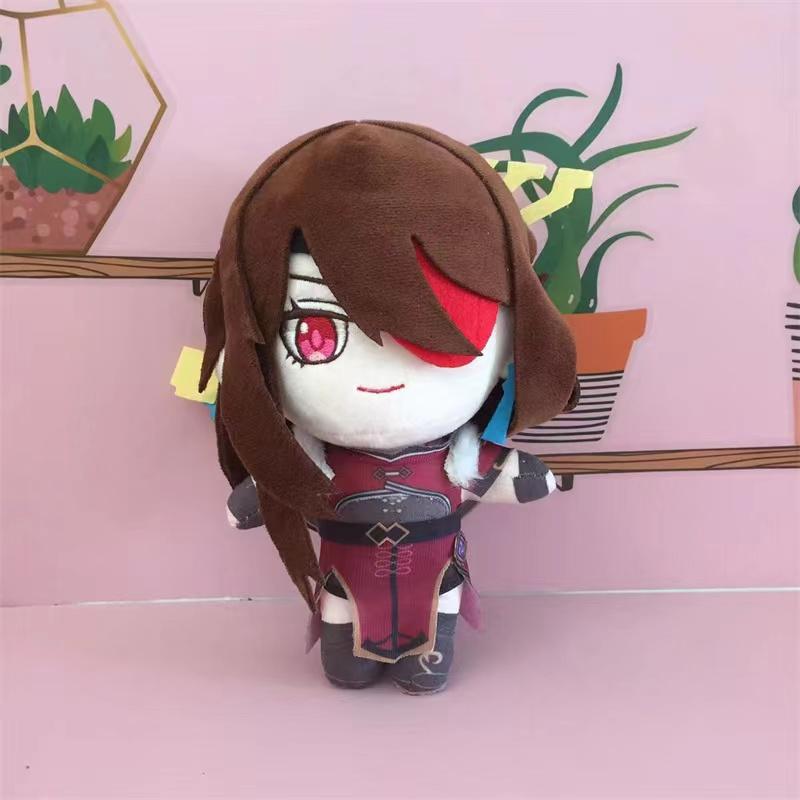 Anime Genshin Impact Plush Doll Toy Kaveh Morax Zhong Li Xiao Hu Tao Ayato Game Cute Soft Stuffed Pillow Kids Gift 20cm