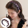 French Temperament Mesh Headband Korean Non-Slip Face Washing Headband Hairpin